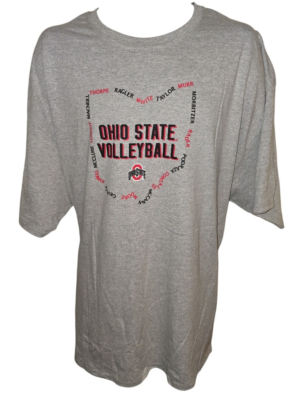 NWT OHIO STATE BUCKEYES T-Shirt 2022 Womens Volleyball Tee XXL